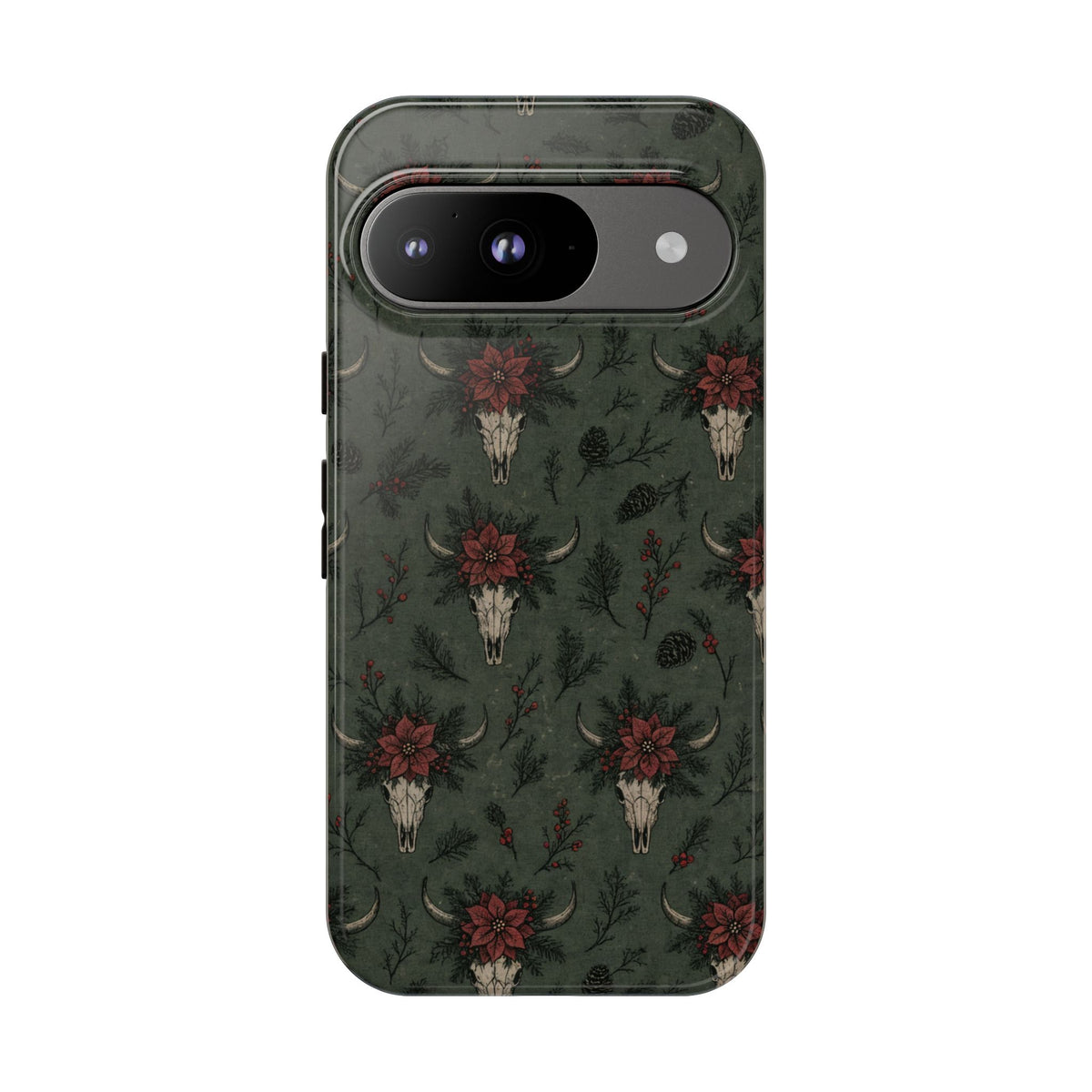 Inked Christmas Skull Tough Case
