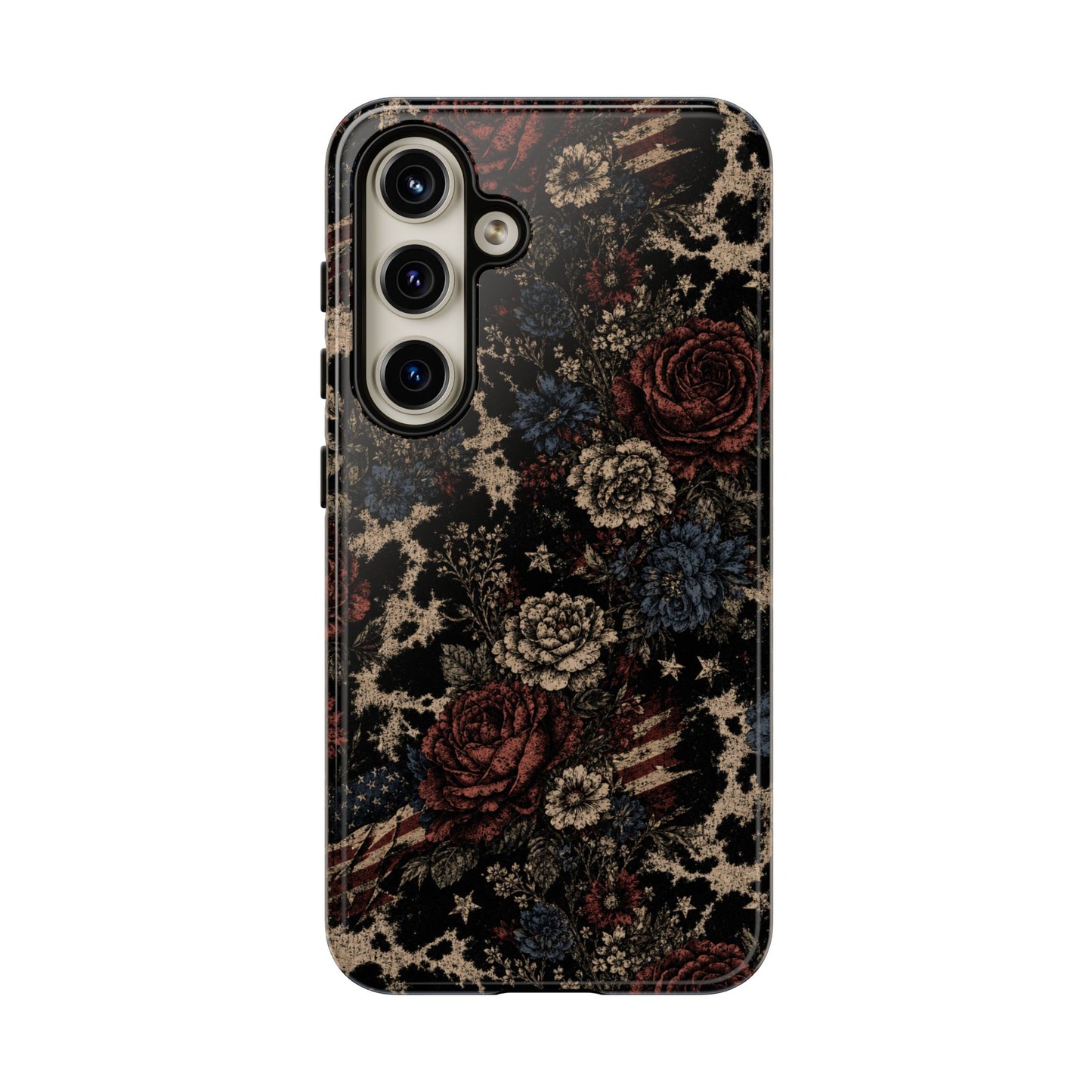 USA Cowhide Bloom Tough Case