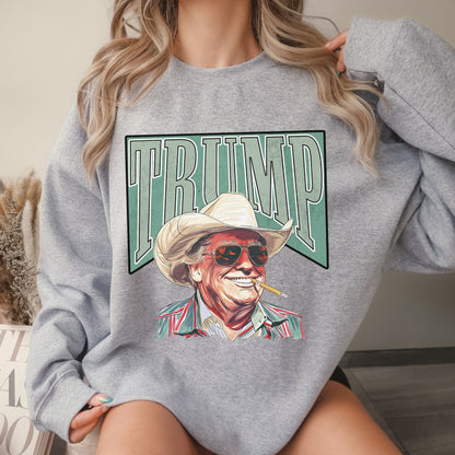 Cowboy Trump 2024 Sweatshirt