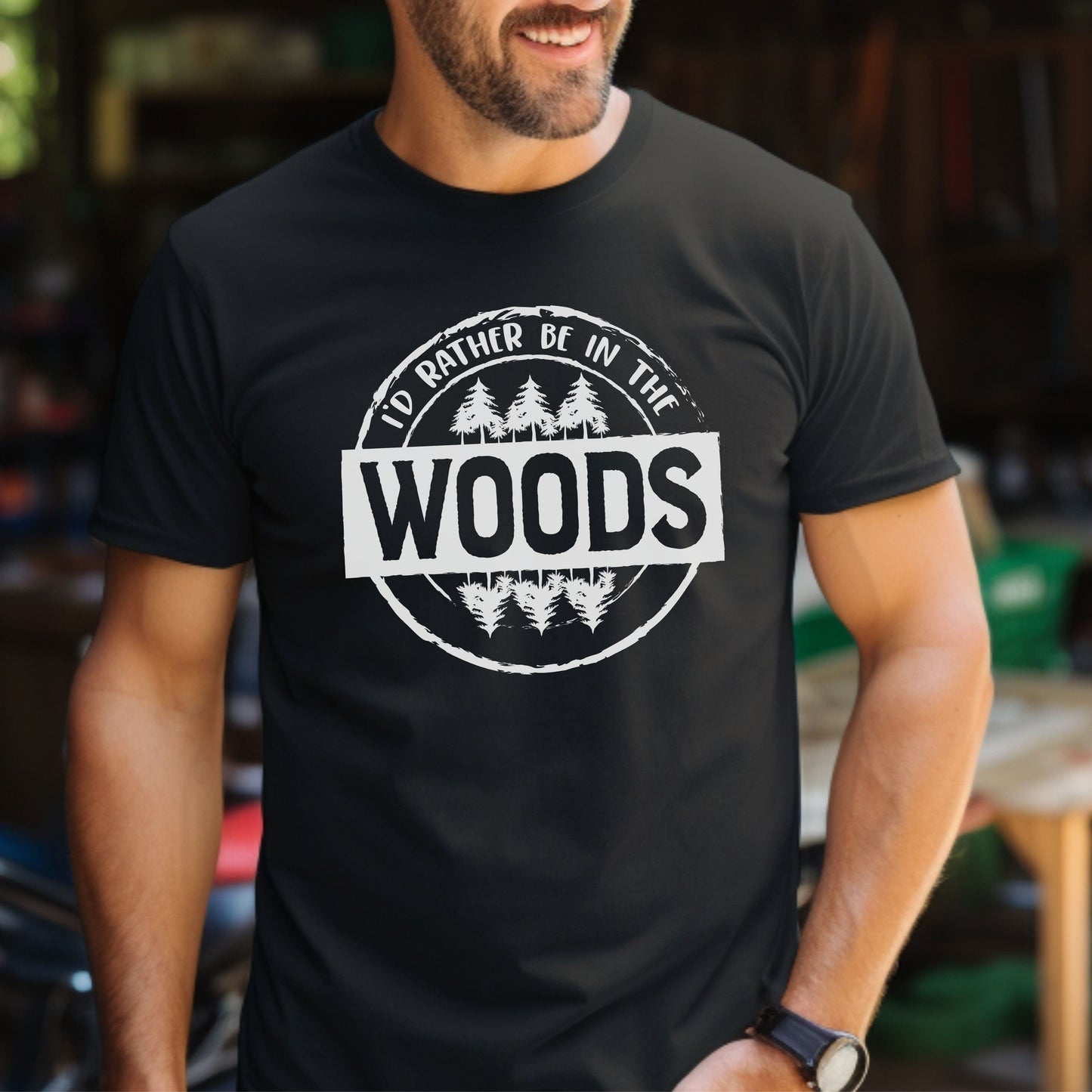 I'd Rather Be In The Woods T-shirt