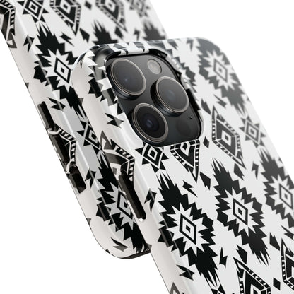 Black White Aztec Phone Case