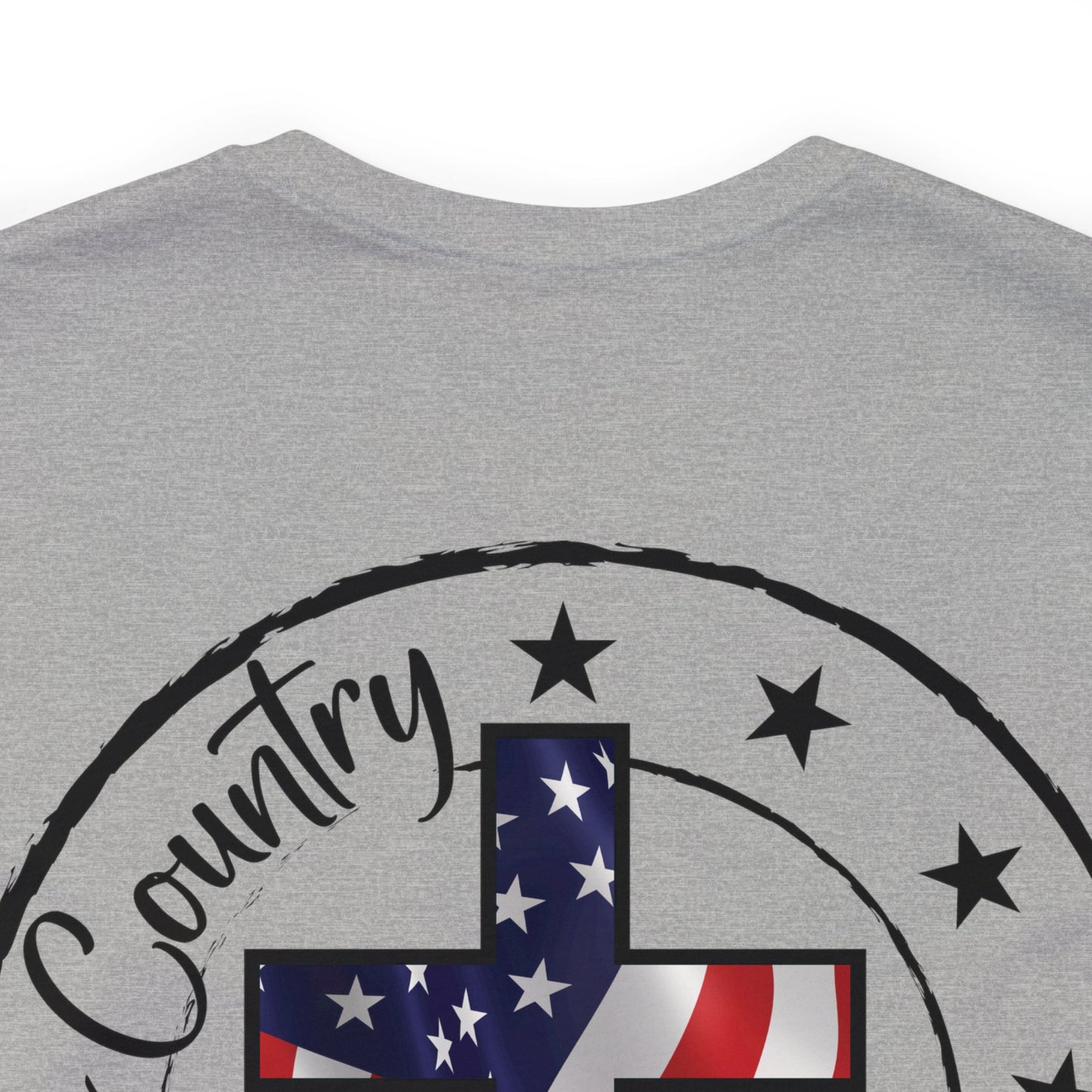 God's Country Patriotic Cross T-shirt