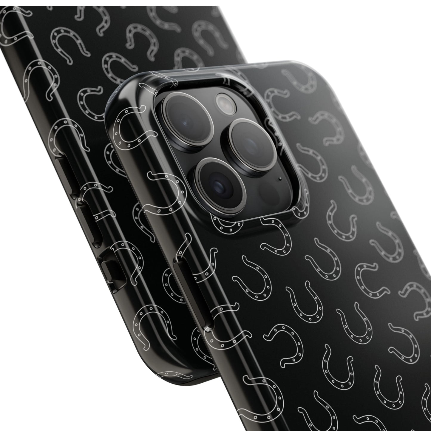 Black Horseshoe Phone Case