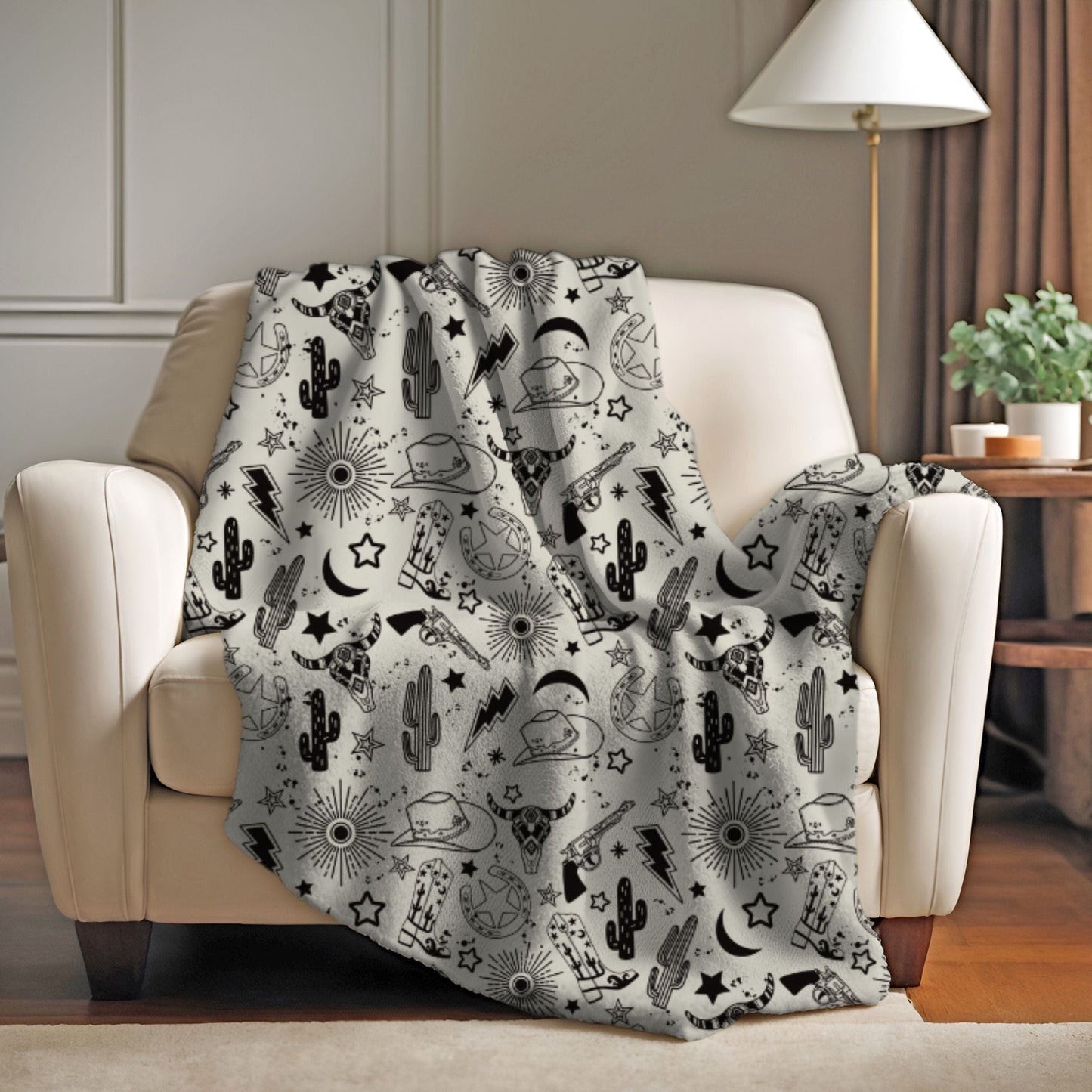 Western Doodles Blanket