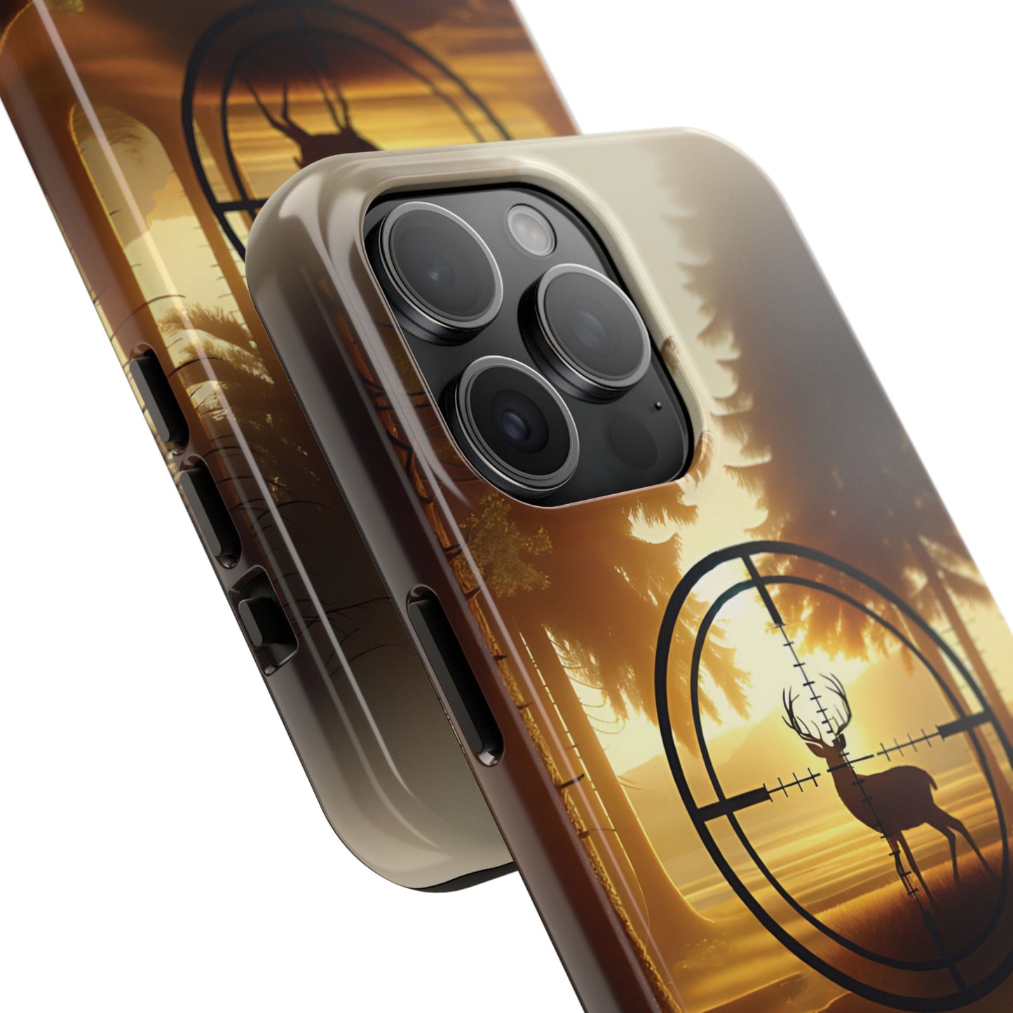 Golden Crosshairs Deer Phone Case