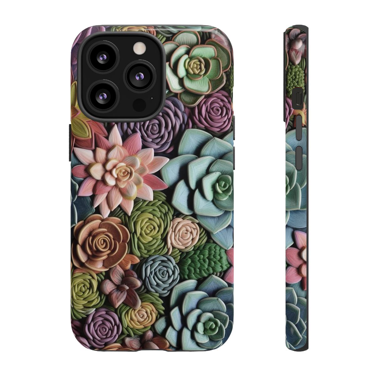 3d Succulent Flower Tough Case