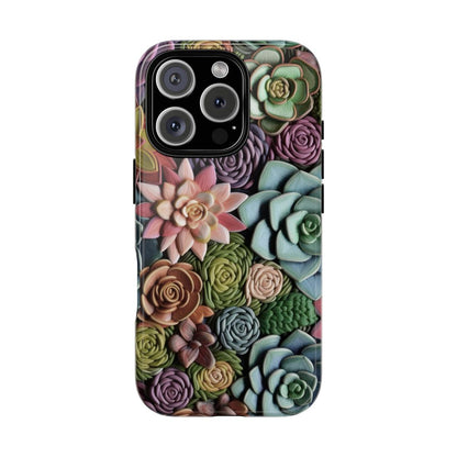 3d Succulent Flower Tough Case