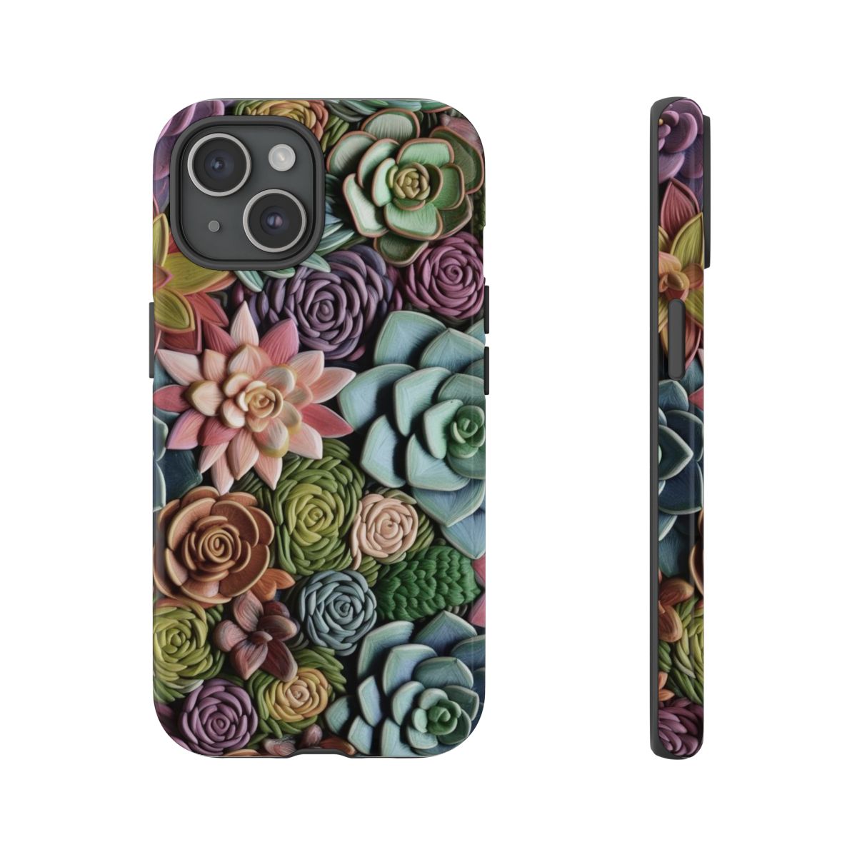 3d Succulent Flower Tough Case
