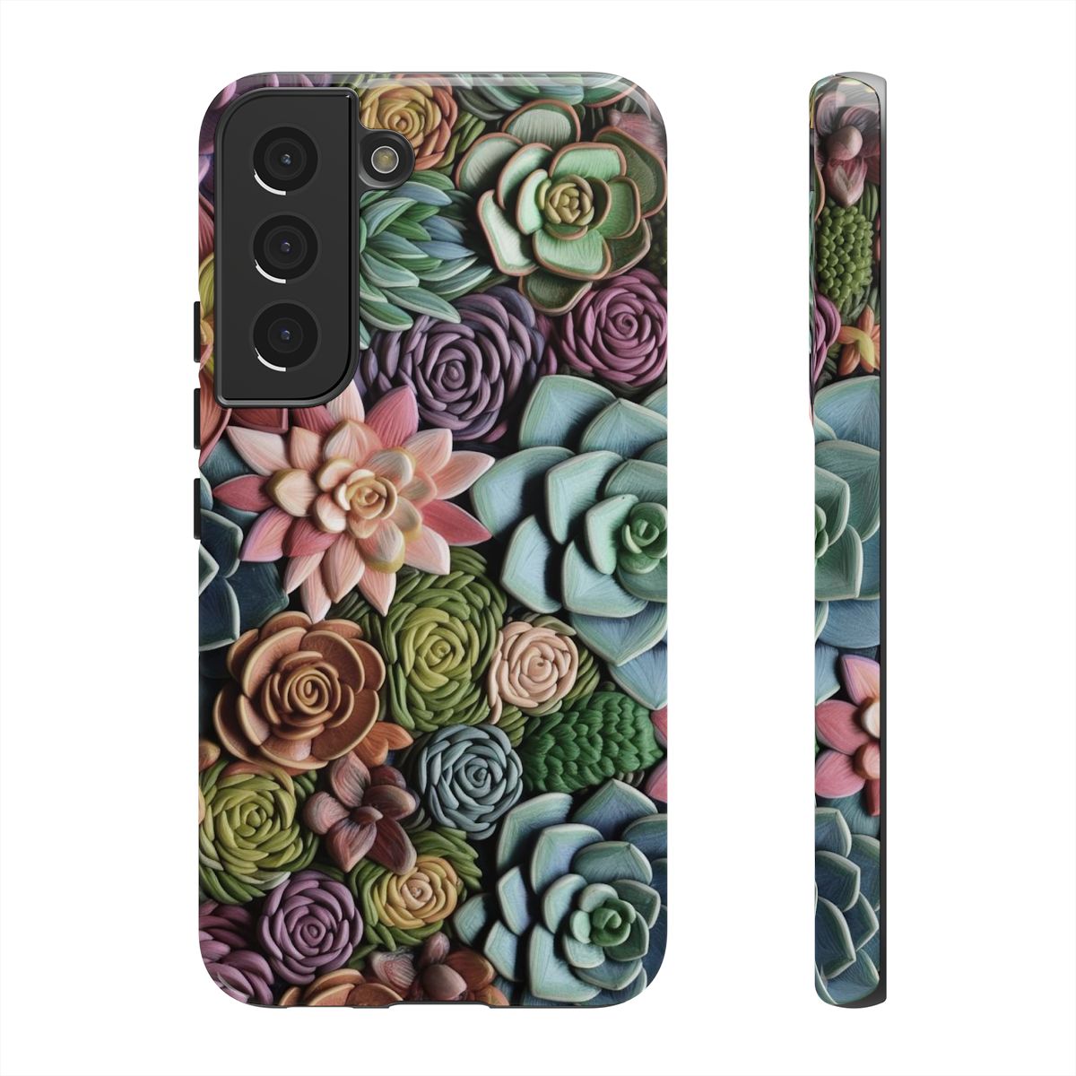 3d Succulent Flower Tough Case