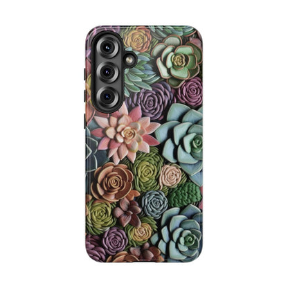 3d Succulent Flower Tough Case