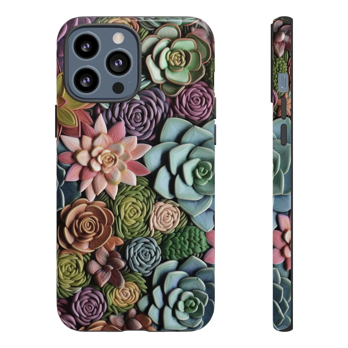 3d Succulent Flower Tough Case