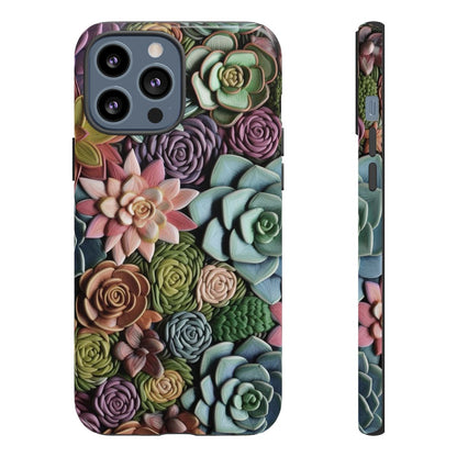 3d Succulent Flower Tough Case
