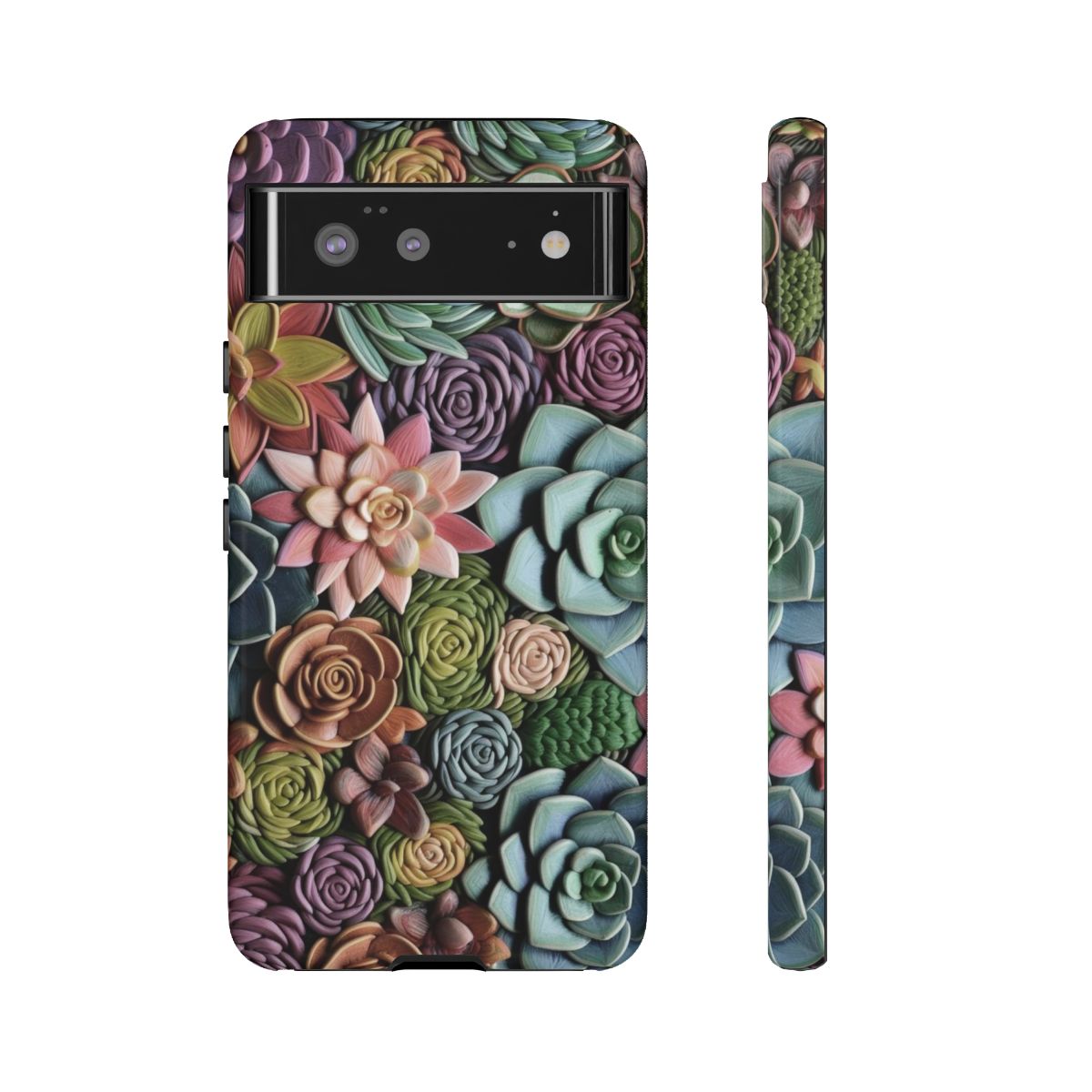 3d Succulent Flower Tough Case