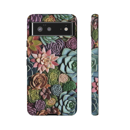 3d Succulent Flower Tough Case
