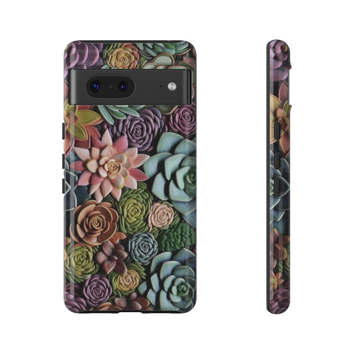 3d Succulent Flower Tough Case