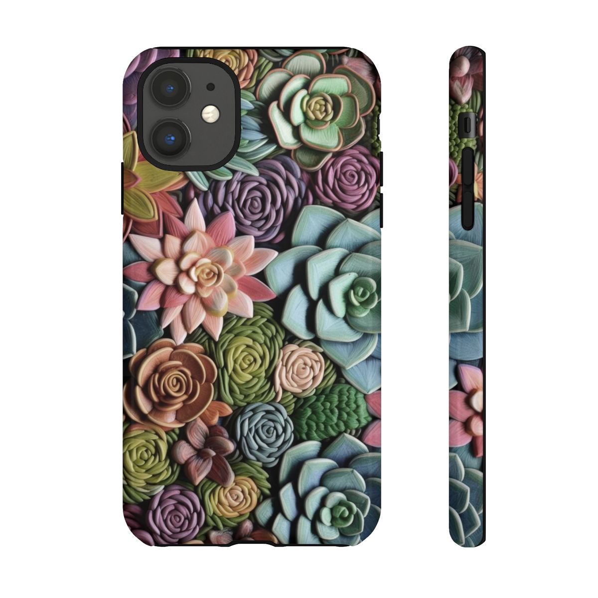 3d Succulent Flower Tough Case