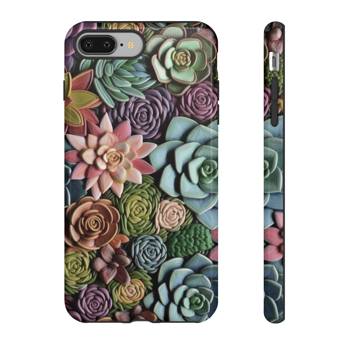 3d Succulent Flower Tough Case