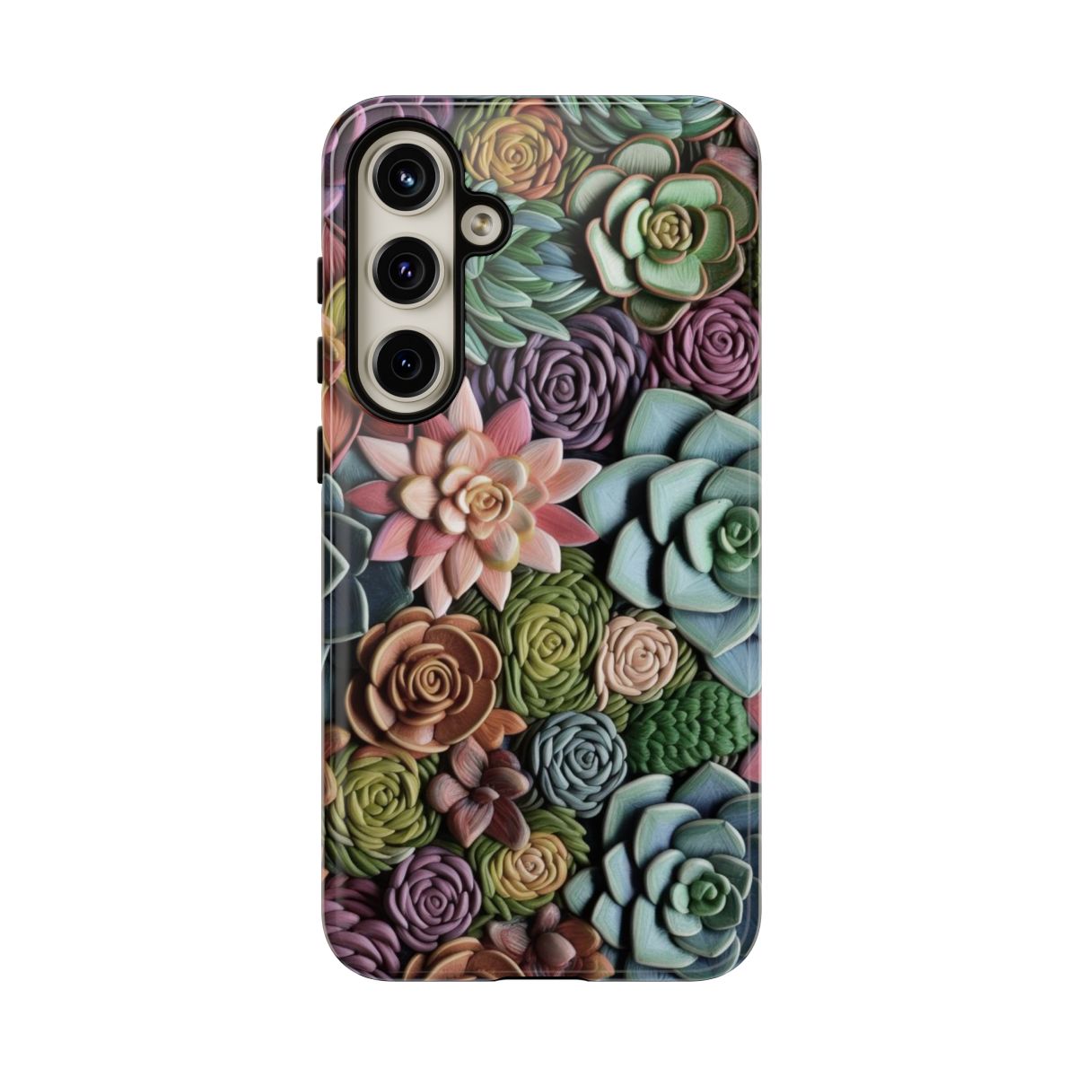 3d Succulent Flower Tough Case