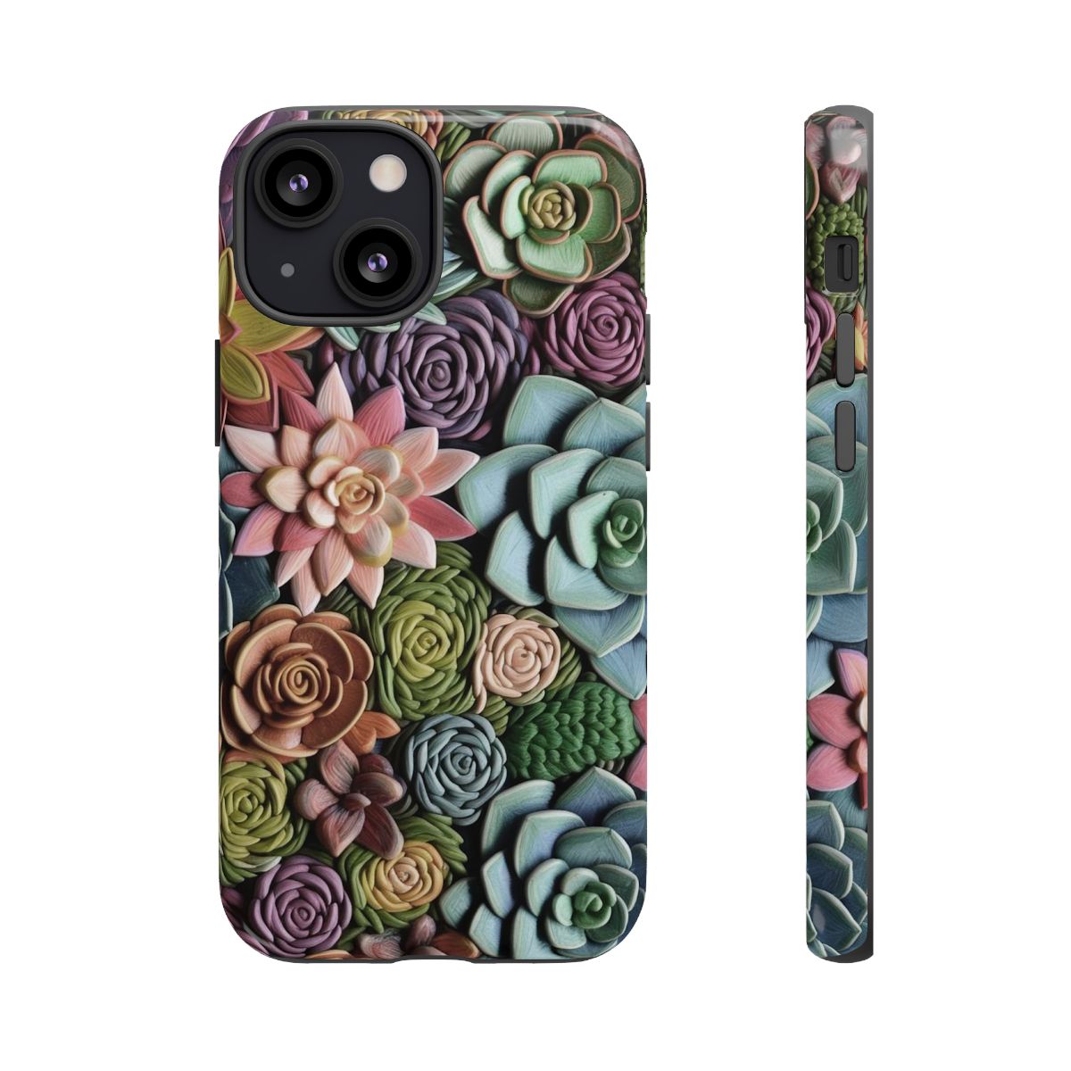 3d Succulent Flower Tough Case