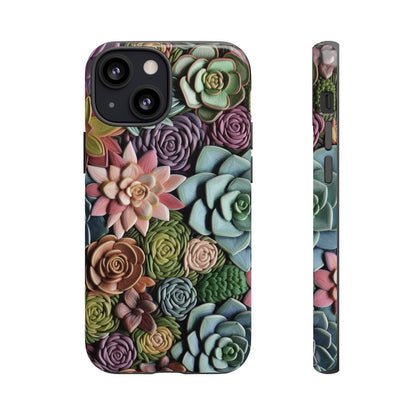 3d Succulent Flower Tough Case
