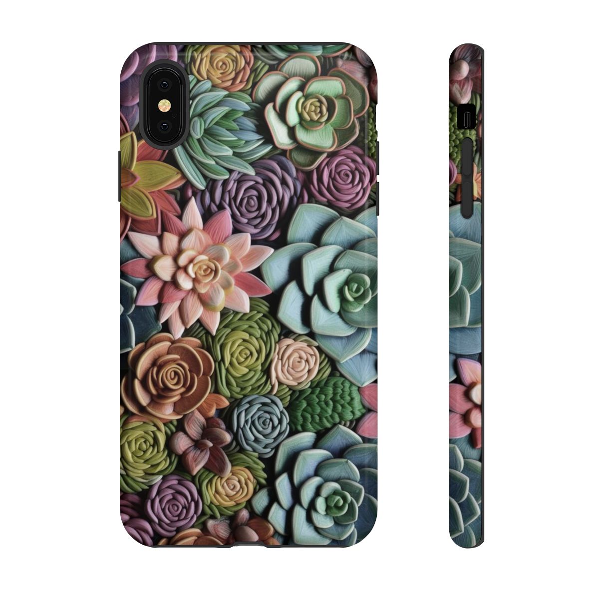 3d Succulent Flower Tough Case