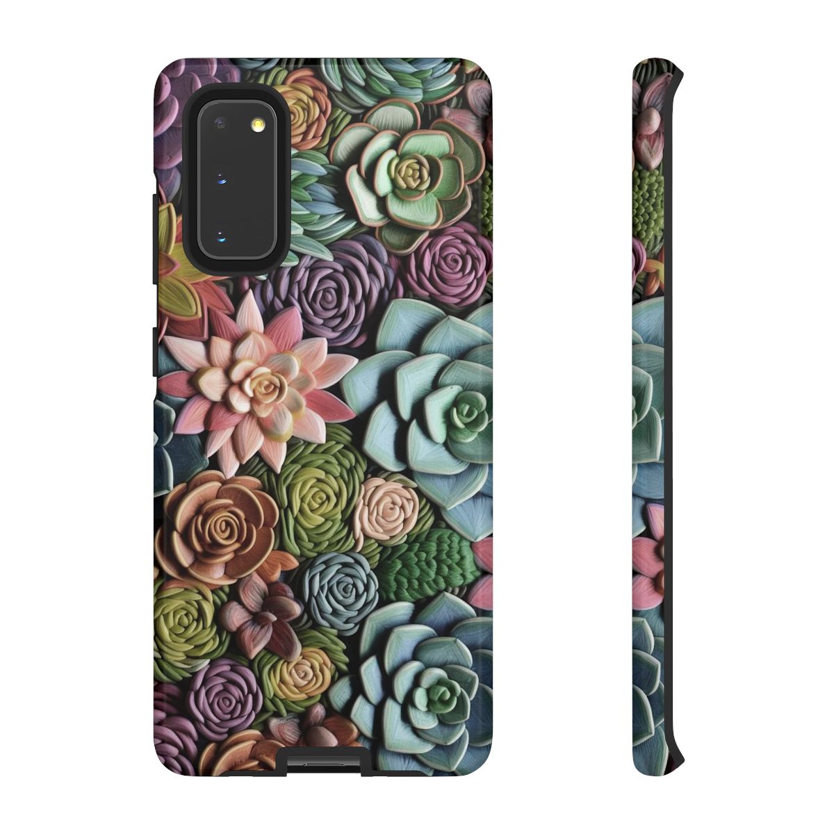 3d Succulent Flower Tough Case