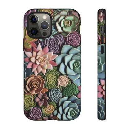 3d Succulent Flower Tough Case