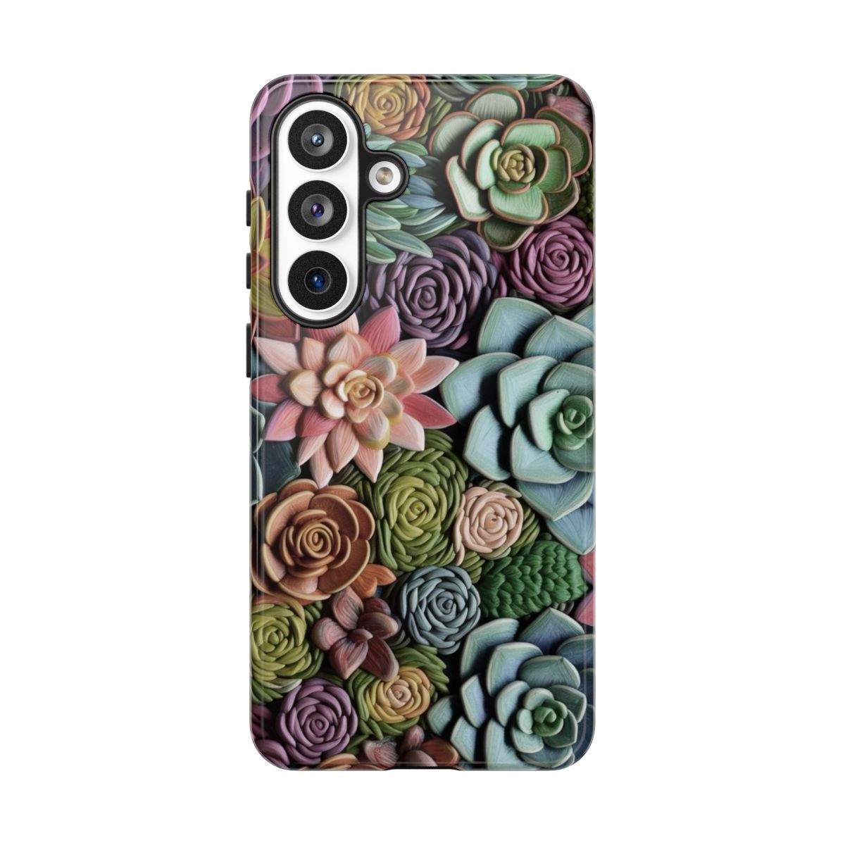 3d Succulent Flower Tough Case
