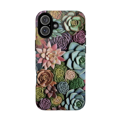 3d Succulent Flower Tough Case