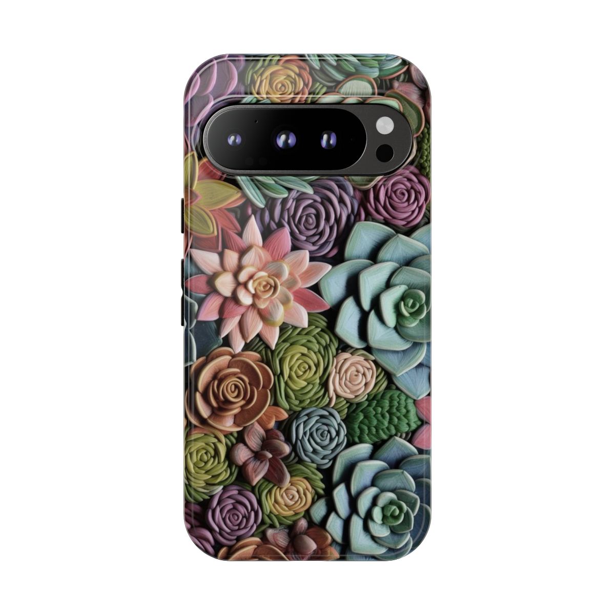 3d Succulent Flower Tough Case