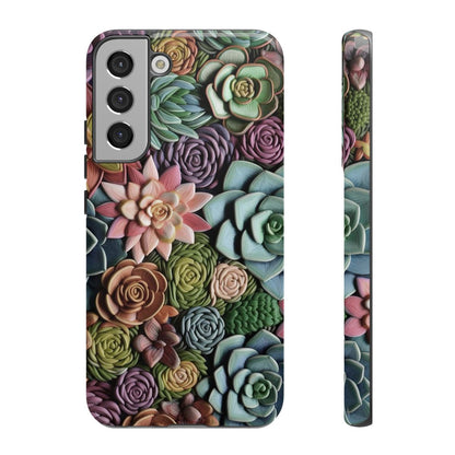 3d Succulent Flower Tough Case