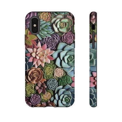 3d Succulent Flower Tough Case