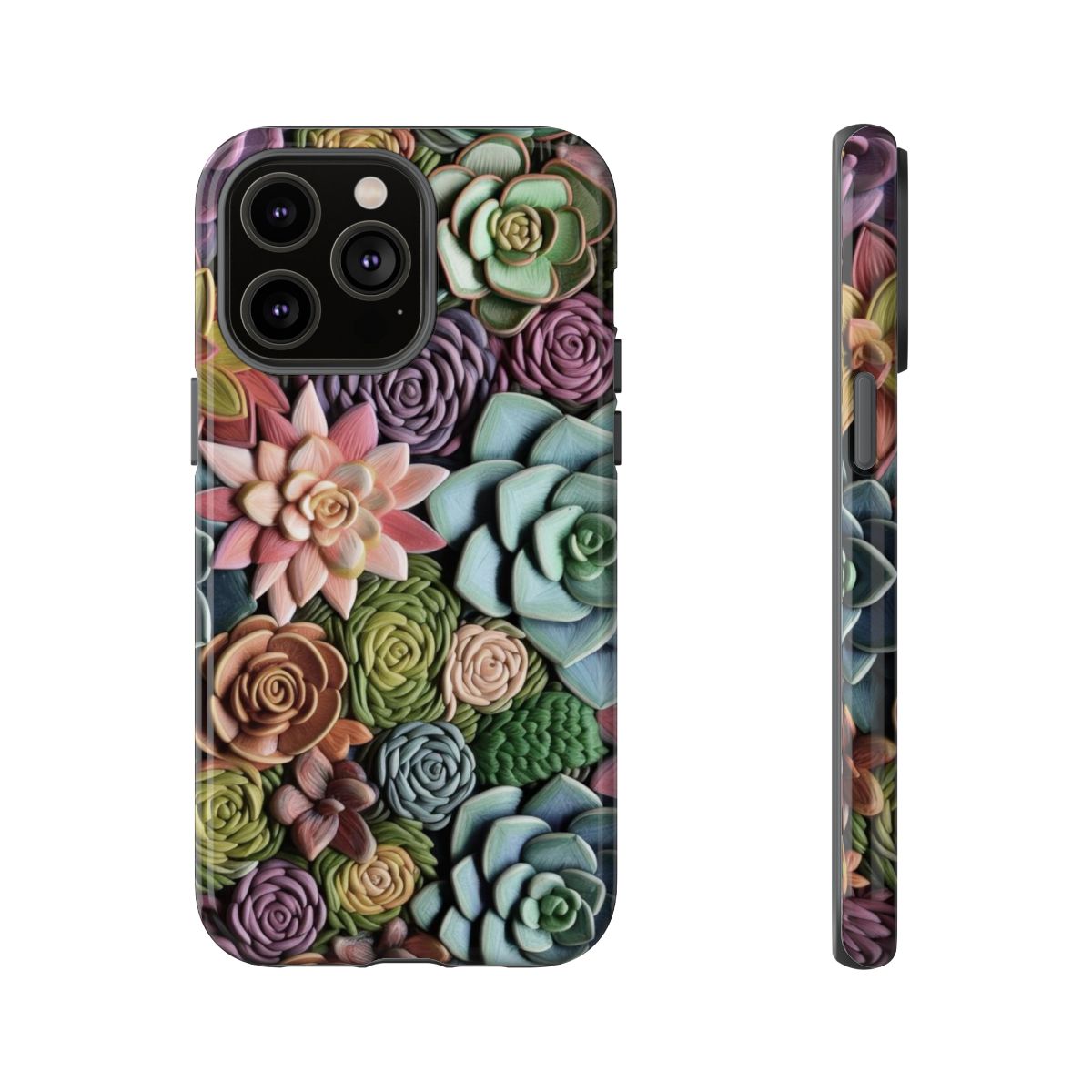 3d Succulent Flower Tough Case
