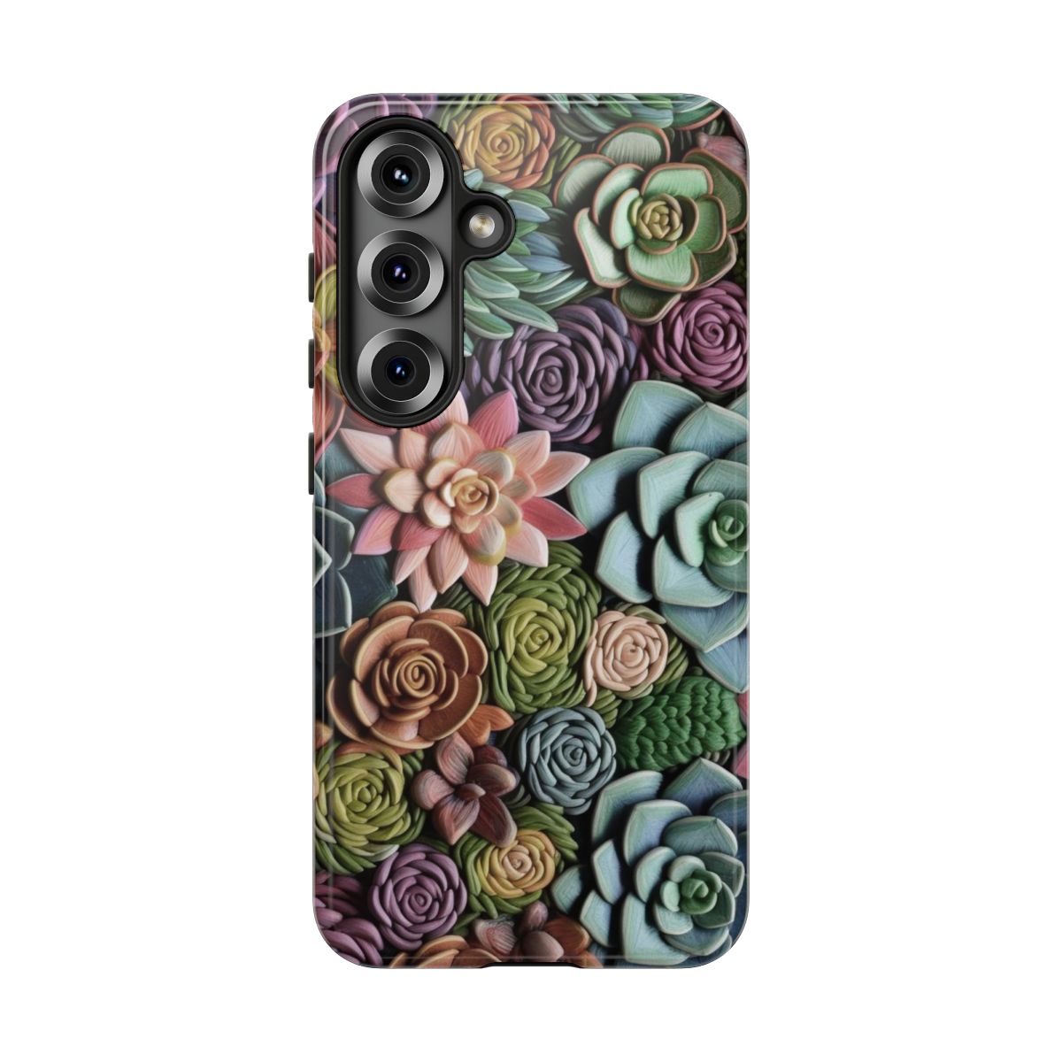 3d Succulent Flower Tough Case