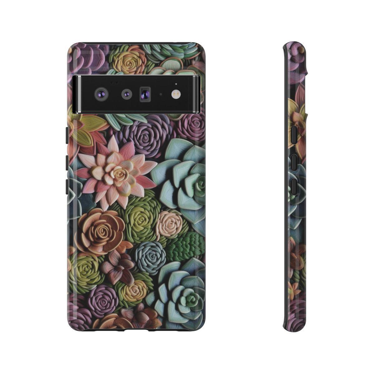 3d Succulent Flower Tough Case