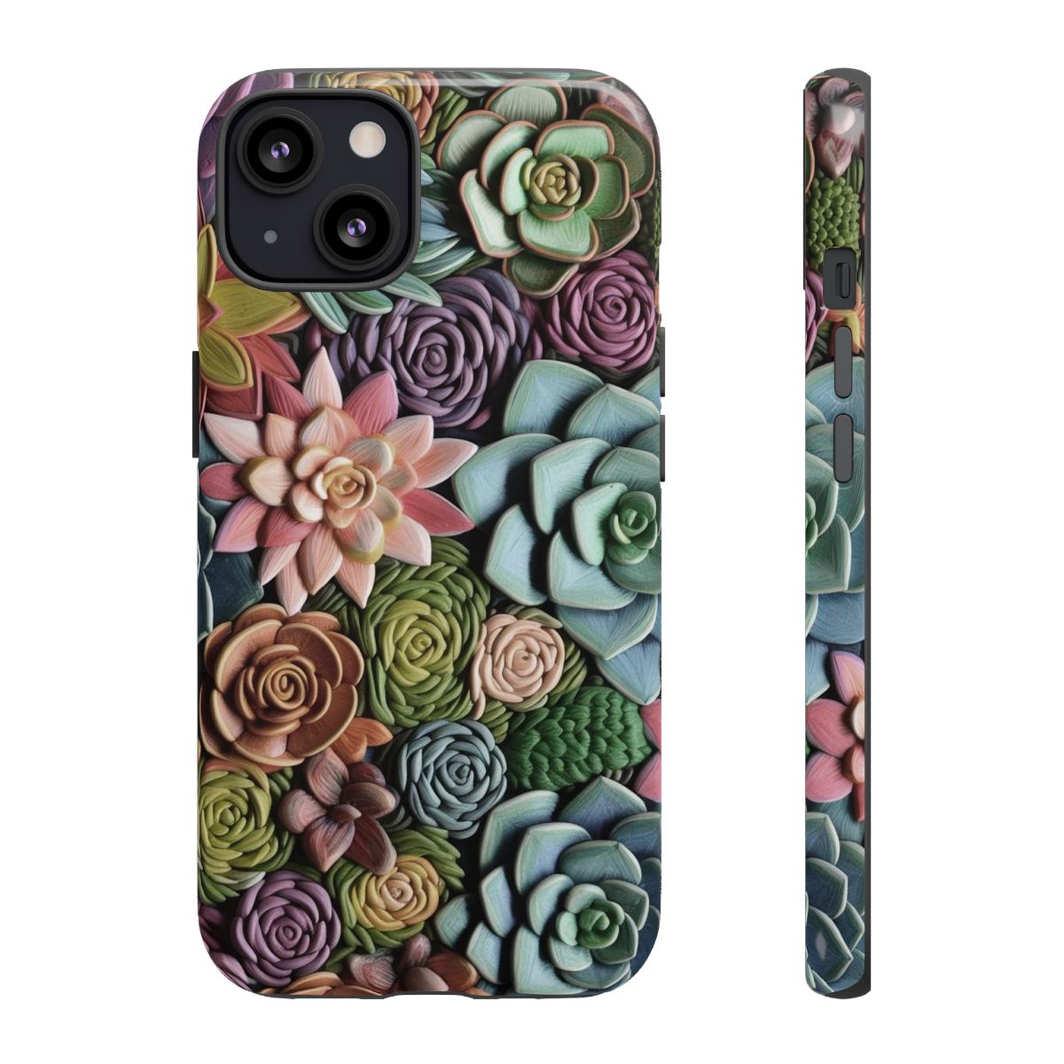 3d Succulent Flower Tough Case