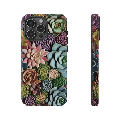 3d Succulent Flower Tough Case