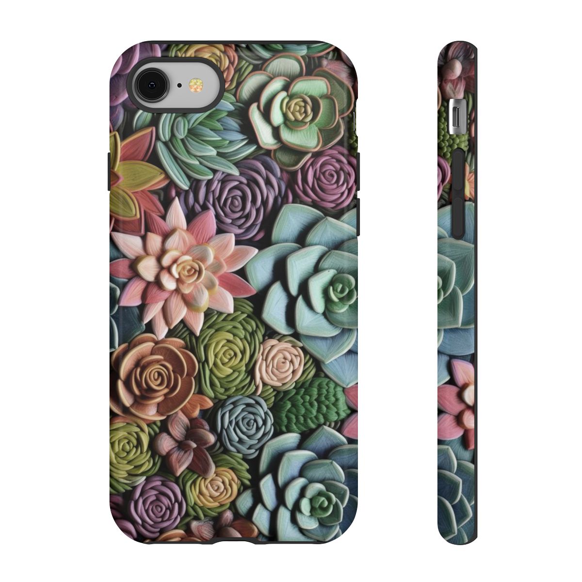 3d Succulent Flower Tough Case