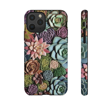 3d Succulent Flower Tough Case