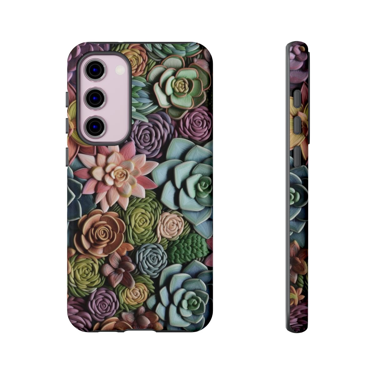 3d Succulent Flower Tough Case