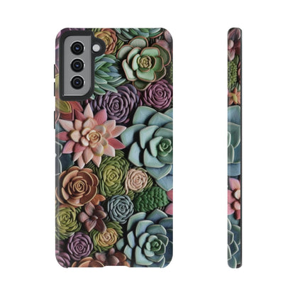 3d Succulent Flower Tough Case