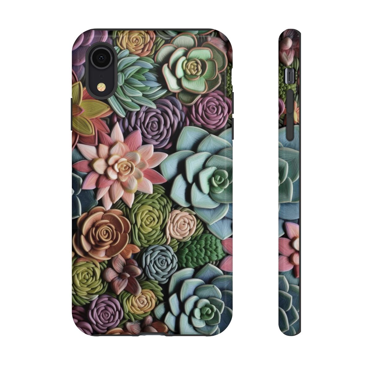 3d Succulent Flower Tough Case