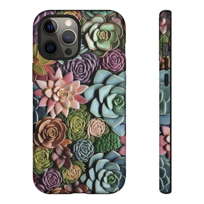 3d Succulent Flower Tough Case