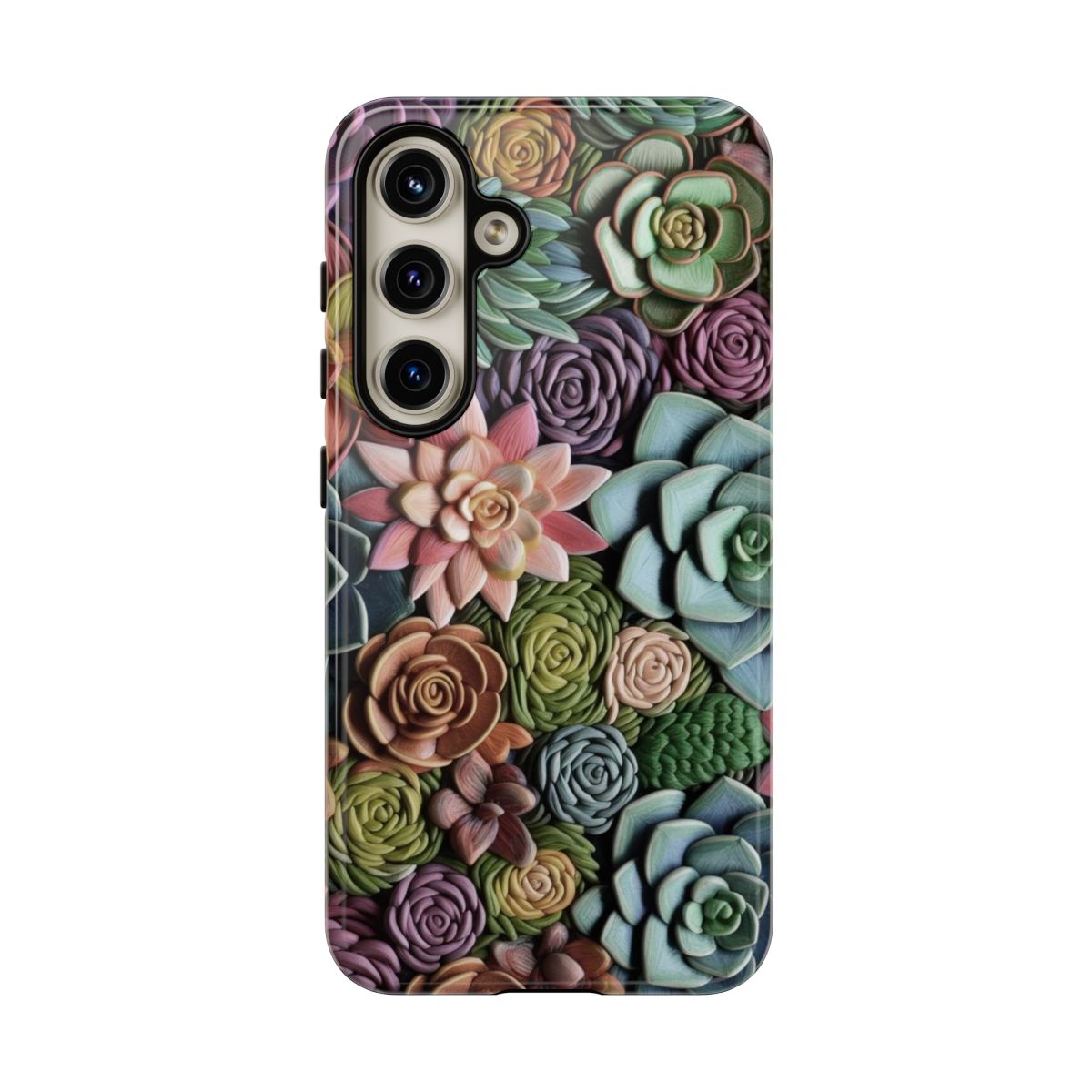 3d Succulent Flower Tough Case