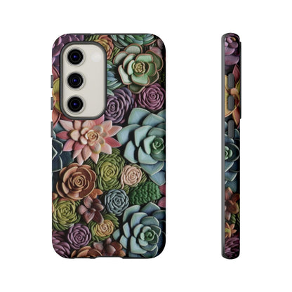 3d Succulent Flower Tough Case