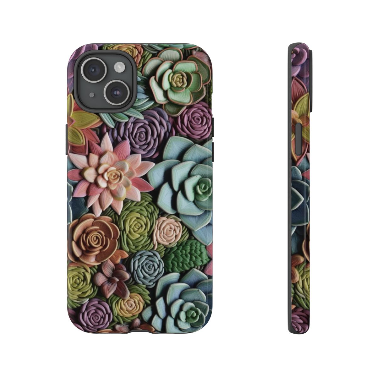 3d Succulent Flower Tough Case