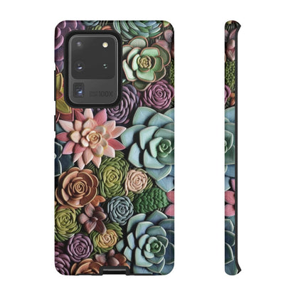3d Succulent Flower Tough Case
