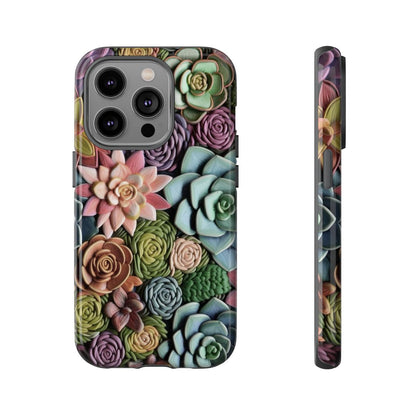 3d Succulent Flower Tough Case