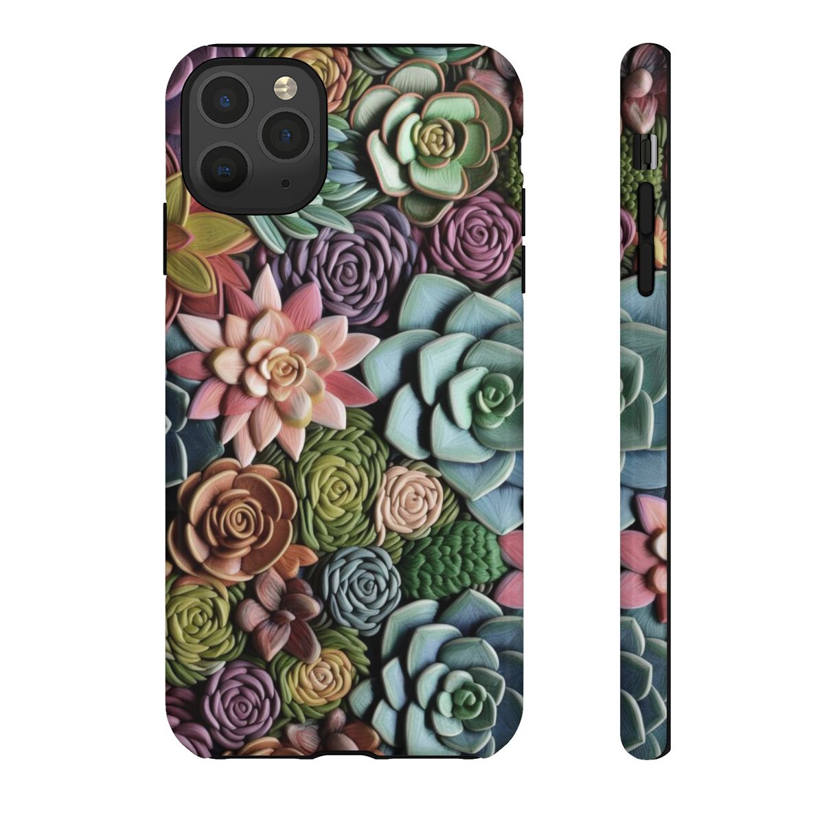 3d Succulent Flower Tough Case