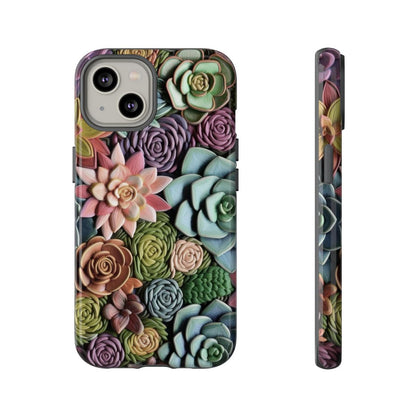 3d Succulent Flower Tough Case